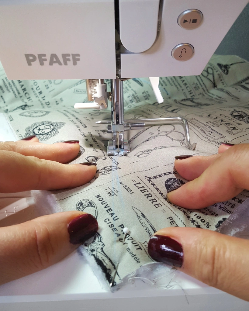Bombažni poplin - zakaj in kako? 4 pfaff poplin