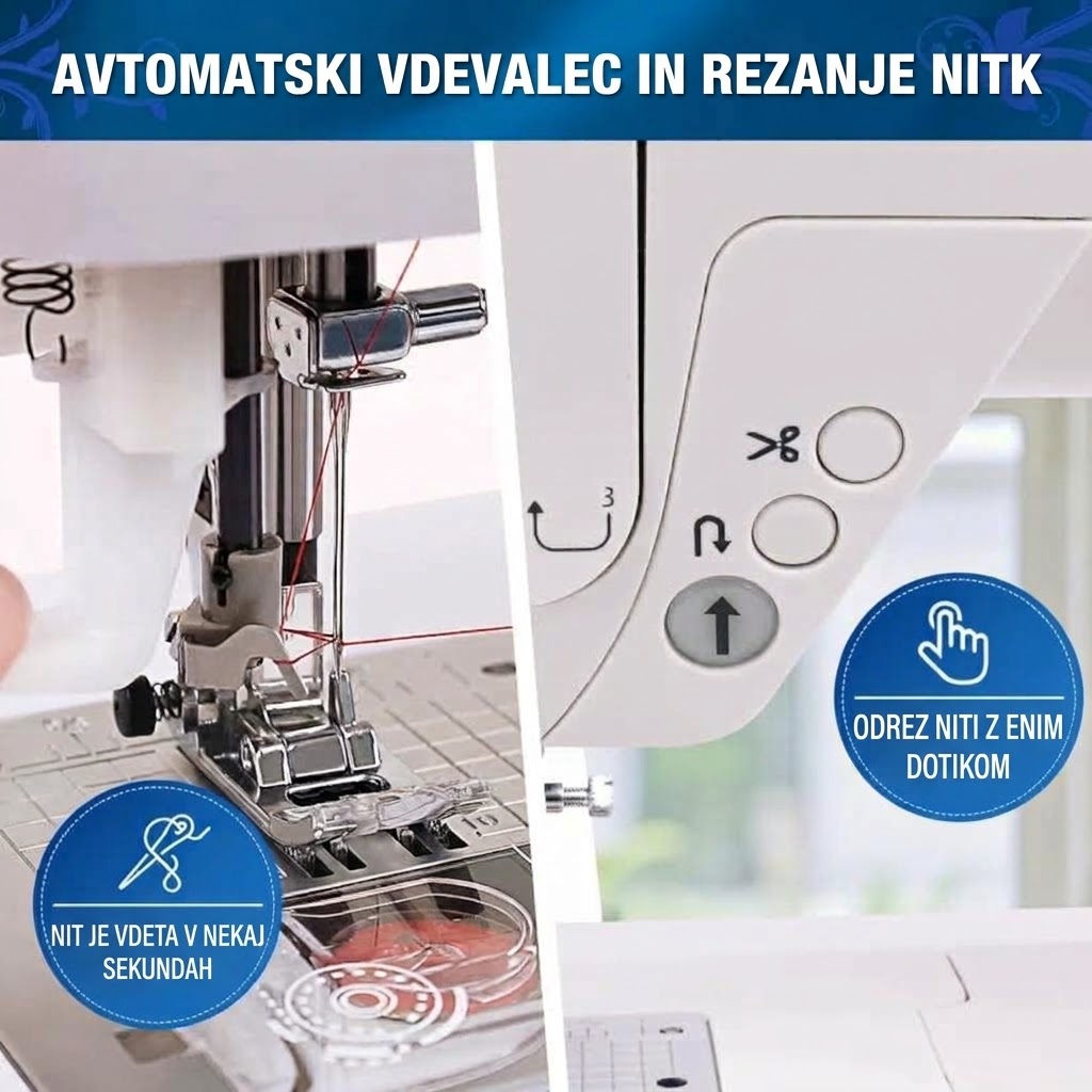 BAGAT Unica Elite - računalniški šivalni in vezilni stroj 6 BAGAT Unica Elite 5